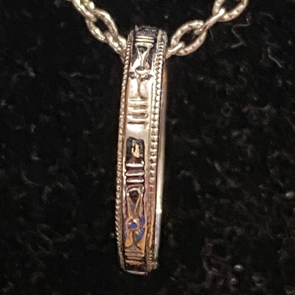 Avon Sterling Baby Ring Necklace